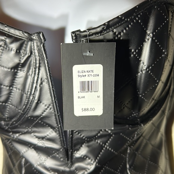 FOH Faux Leather Chemise - Picture 6 of 6